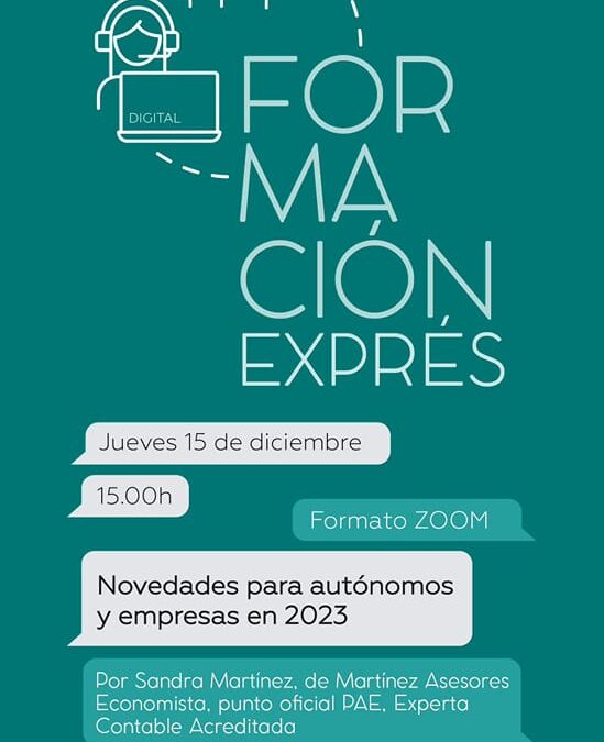 Jornada Novedades Fiscales para Autónomos en 2023