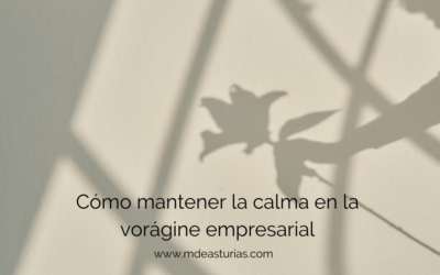 Cómo mantener la calma en la vorágine empresarial